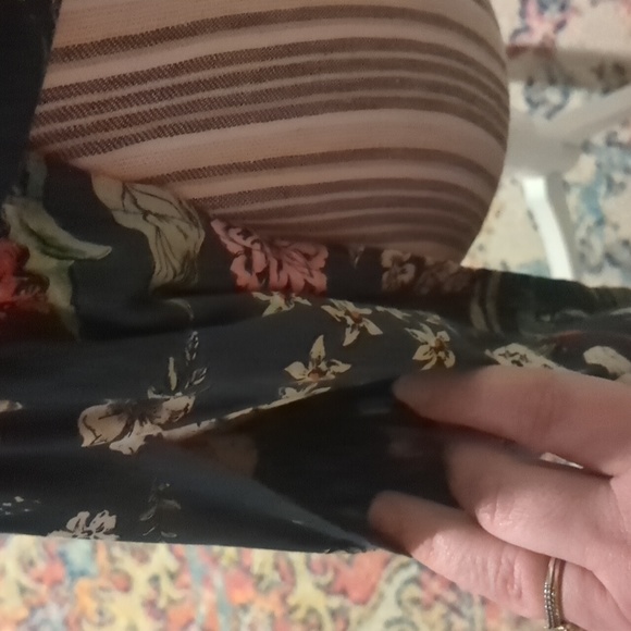 Anthropologie Butterfly Garden Floral Apron Country Cottage Core - Picture 5 of 9